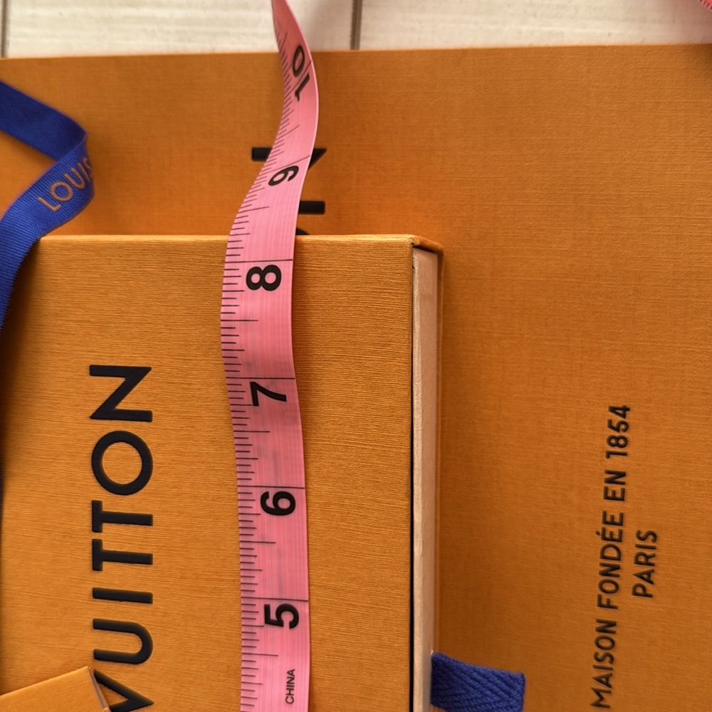 Louis Vuitton Long Wallet Box, Dust Bag, Tag & Ribbon + Paper Shopping Bag - Picture 10 of 11
